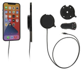 Brodit mount + Apple MagSafe Charger black/sig iPhone 12-15